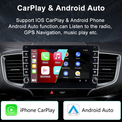 Dual Knobs 1 Din Navigation System Carplay Autoradio Rear View 9 Inch Android Car Stereo